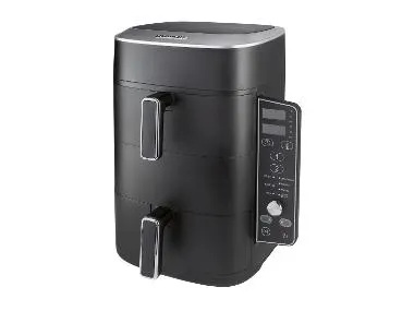 Freidora de aire caliente vertical doble (2x 4,75 L)