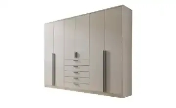 Drehtürenschrank 6-türig, Cashmere, mit Einlegeböden Amesbury