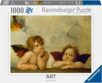 PUZZLE 1000 PIECES ART COLLECTION – PUTTI, DETAIL DE LA MADONE SIXTINE DE RAPHAEL
