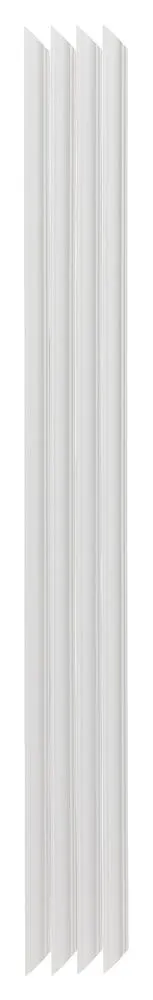Dekorative lister 4-pk Hvit