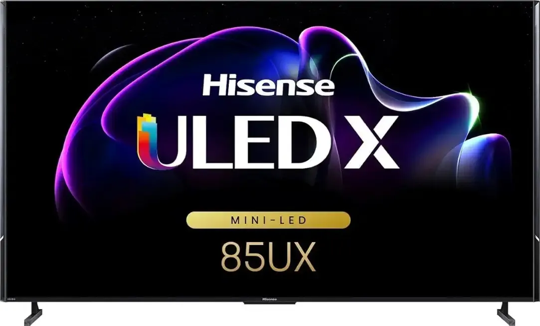 Hisense 85-Inch Class Mini-LED Premium ULED X QLED Series 4K Google Smart TV with Alexa Compatibility, 120Hz, Dolby Vision Atmos, 2500-nit HDR10+, Hands Free Voice Control (85UX)
