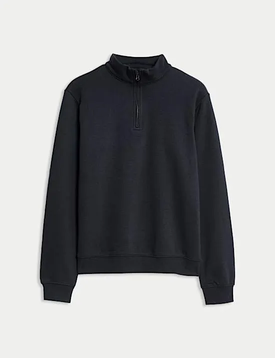 Senior Zip Neck Sweatshirt (10-16 Yrs)