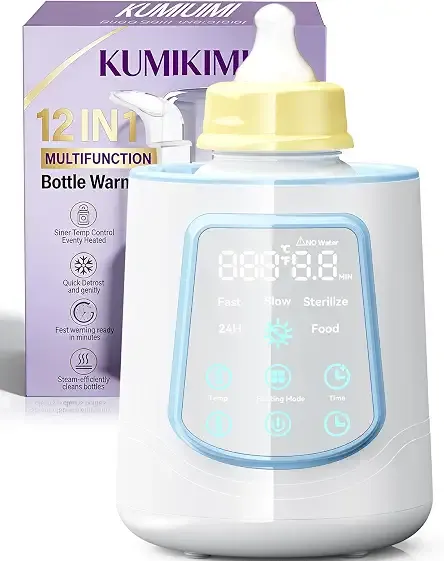 12 in 1 Fast Baby Bottle Warmer Constant Temp Milk Warmer Fits All Bottles