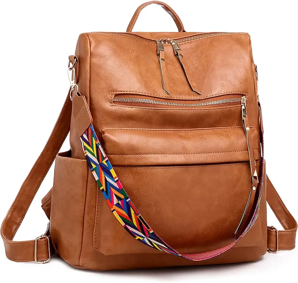 Women's Fashion Backpack Purse for Women Leather Travel Work bag