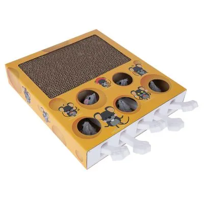 TIAKI Jouet pour chats Whack-a-mole 2 en 1