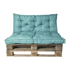 Palletkussens 120x80 cm - groen - set van 2