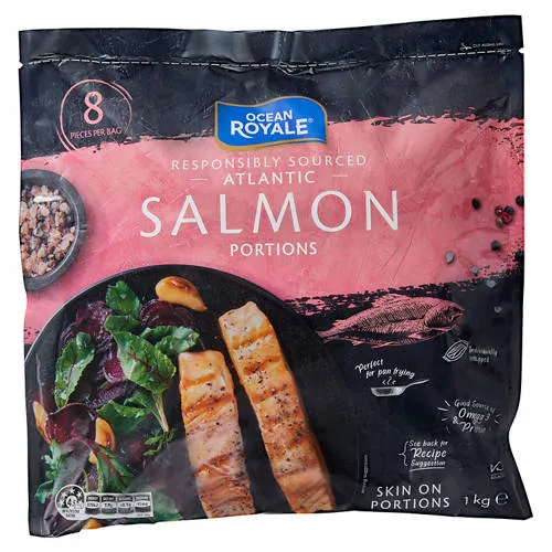 Atlantic Salmon Portions 1kg