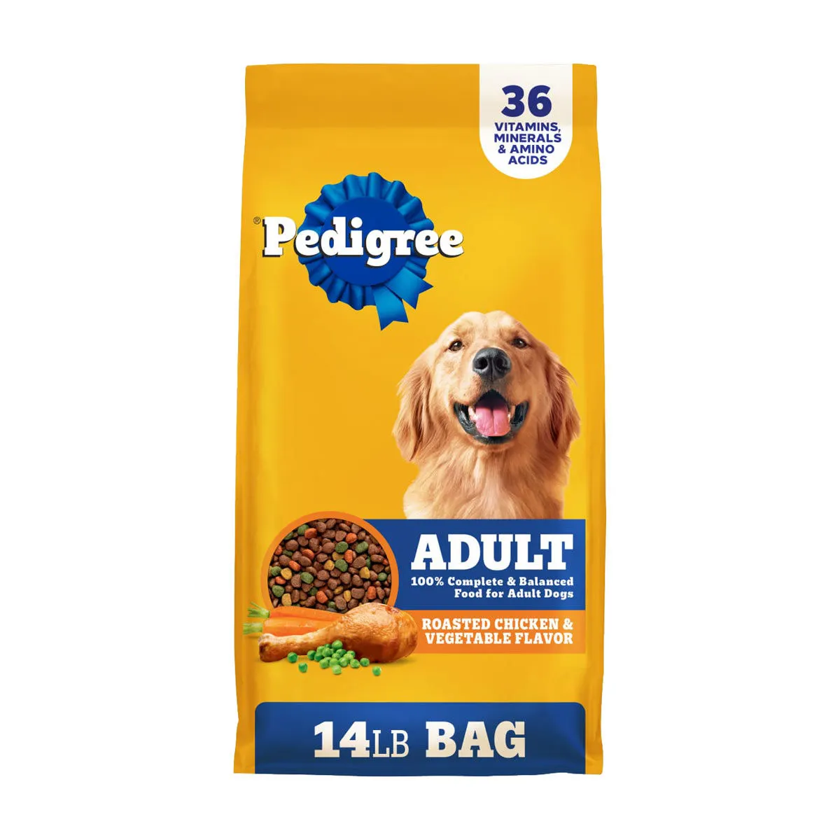 Pedigree-Adult-Dry-Dog-Food-Roasted-Chicken-&-Vegetable-Flavor,-14-lb.-Bag