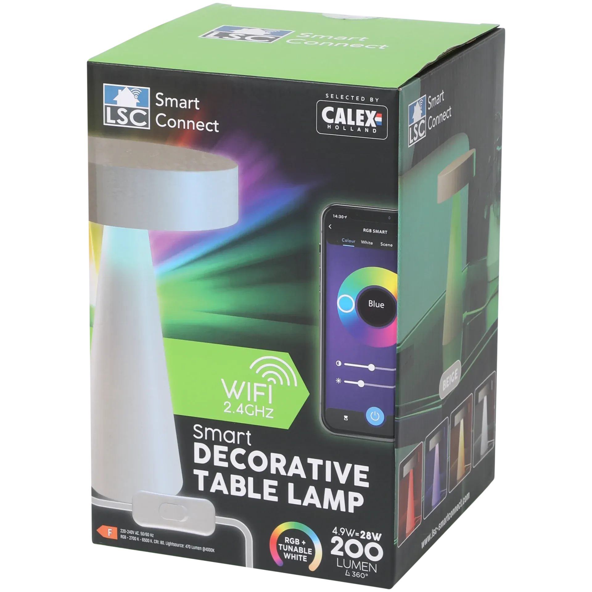Lampada smart da tavolo multicolore LSC Smart Connect