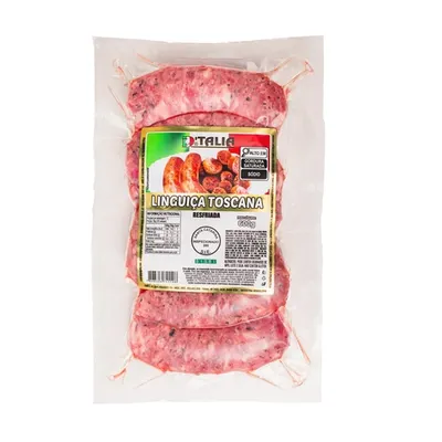 linguiça dtalia toscana resfriada pacote com 600g
