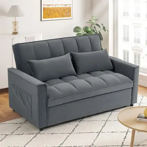 Just Home Collection Sofá Reclinable Gris