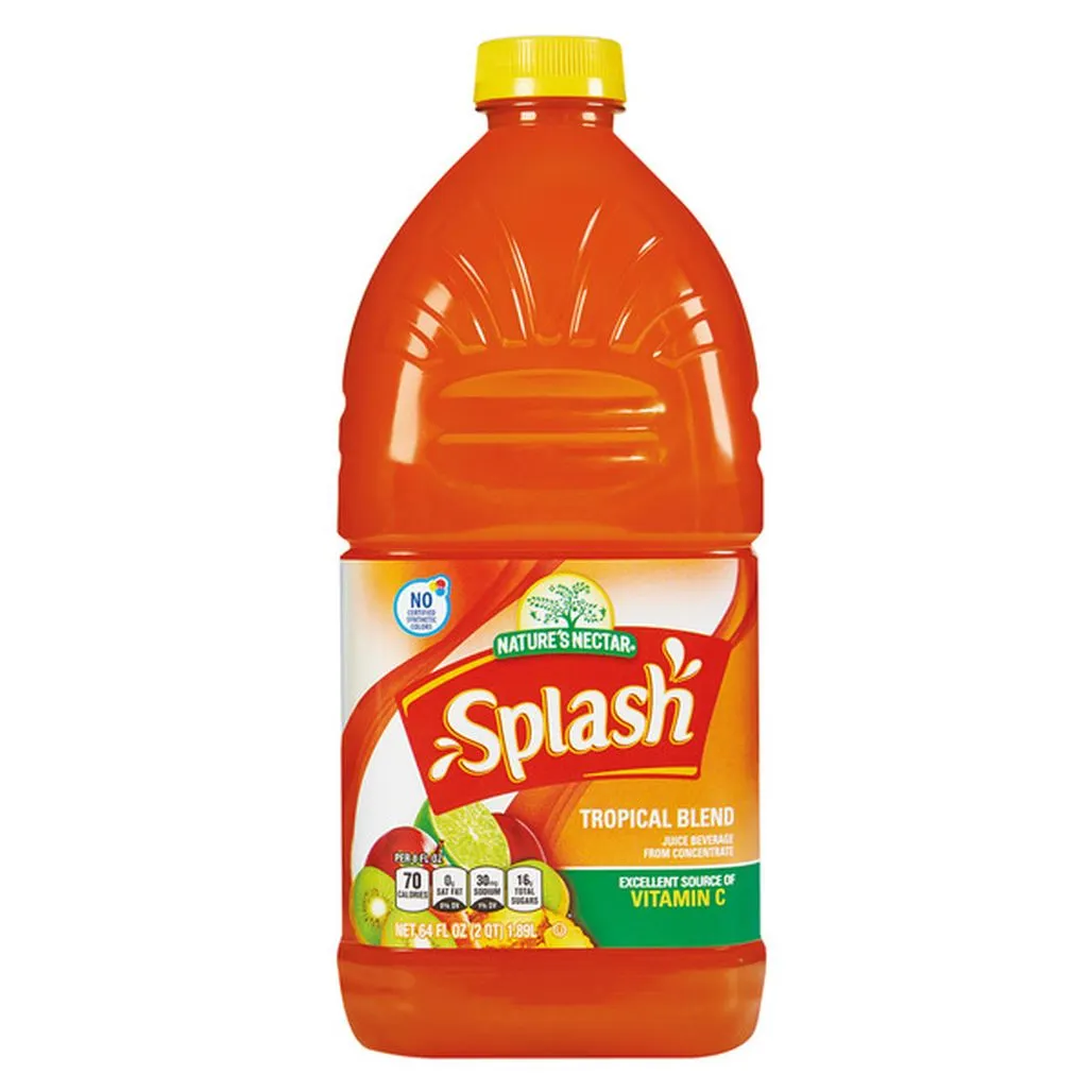 Nature's Nectar Splash Tropical Blend Juice Cocktail