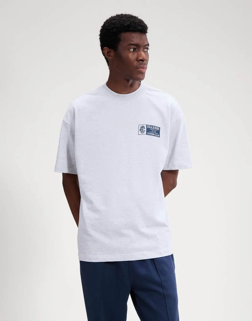 ellesse Alunni tee in light grey marl