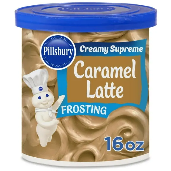 Pillsbury Creamy Supreme Caramel Latte Frosting, 16 oz Tub