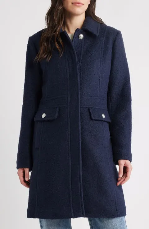 Sam Edelman Bouclé Longline Coat