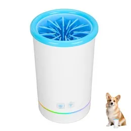 ZOOMIES Rechargeable Dog Paw Washing Cup - White