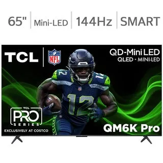 TCL 65" Class - QM6K Pro Series - 4K UHD QD-Mini LED Smart TV - Allstate 3-Year Protection Plan Bundle Included for 5 Years of Total Coverage*