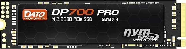 DATO 1TB SSD M.2 2280 PCIe Gen3x4 NVMe Internal Solid State Drive, Up to 3300/3100 MB/s, DP700Pro Series