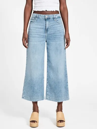 Guess Bellflower Crop Wide Leg In Adventurist