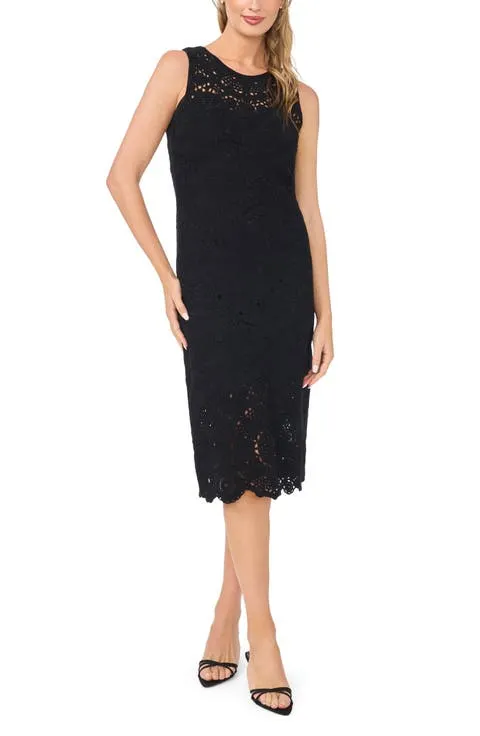 Halogen® Crochet Sheath Dress