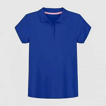 IZOD Little & Big Kid Girls Short Sleeve Regular Fit Polo Shirt