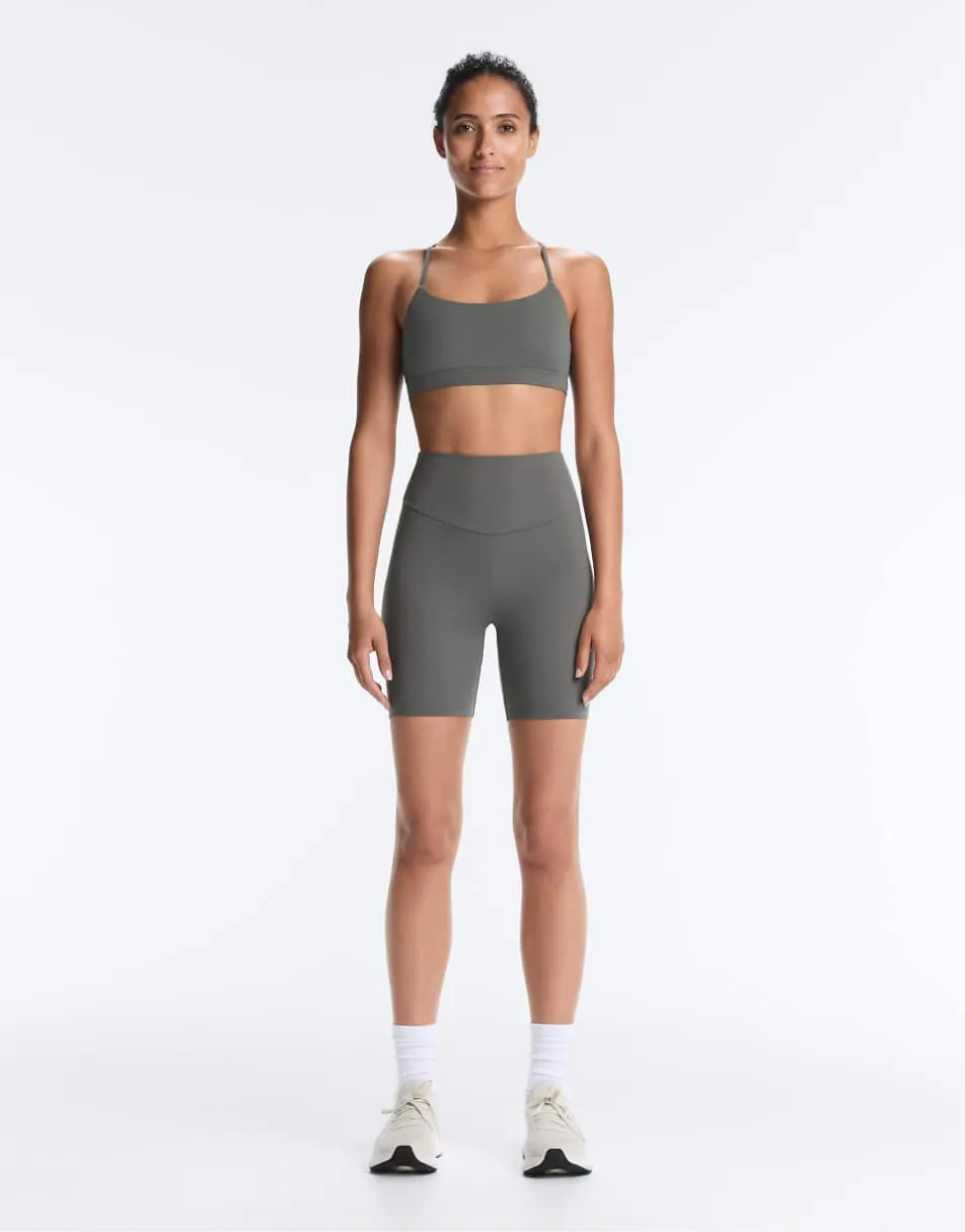 OYSHO Comfortlux high-rise 20cm biker leggings in light green