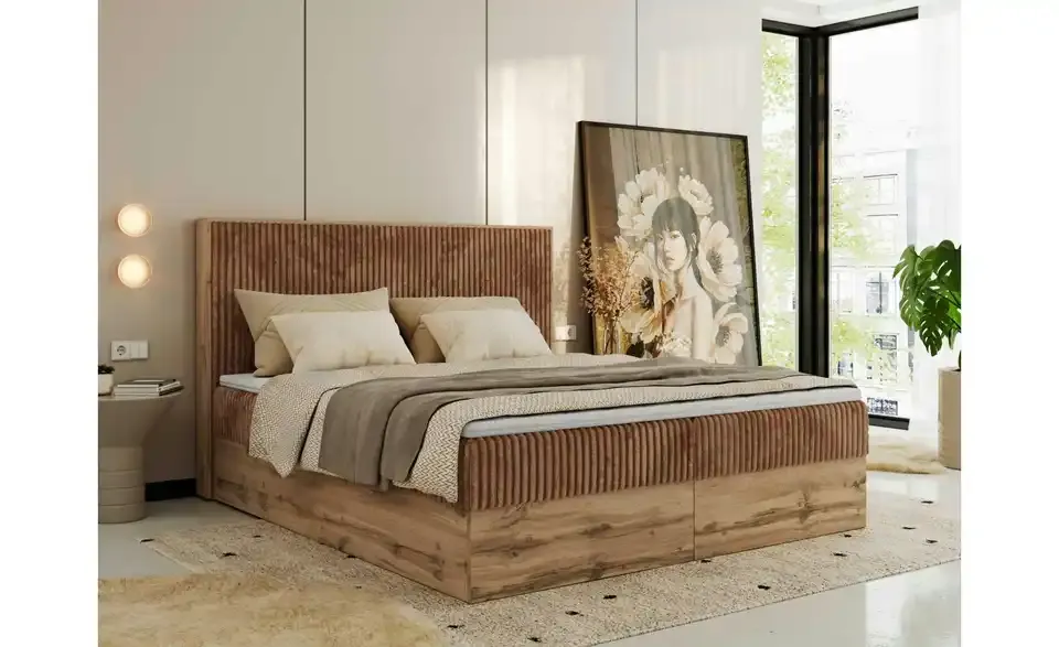 Boxbett mit Bettkasten Wood Classic