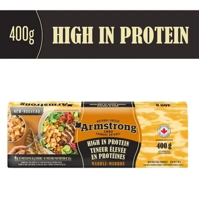 High in Protein Marble Cheddar Cheese