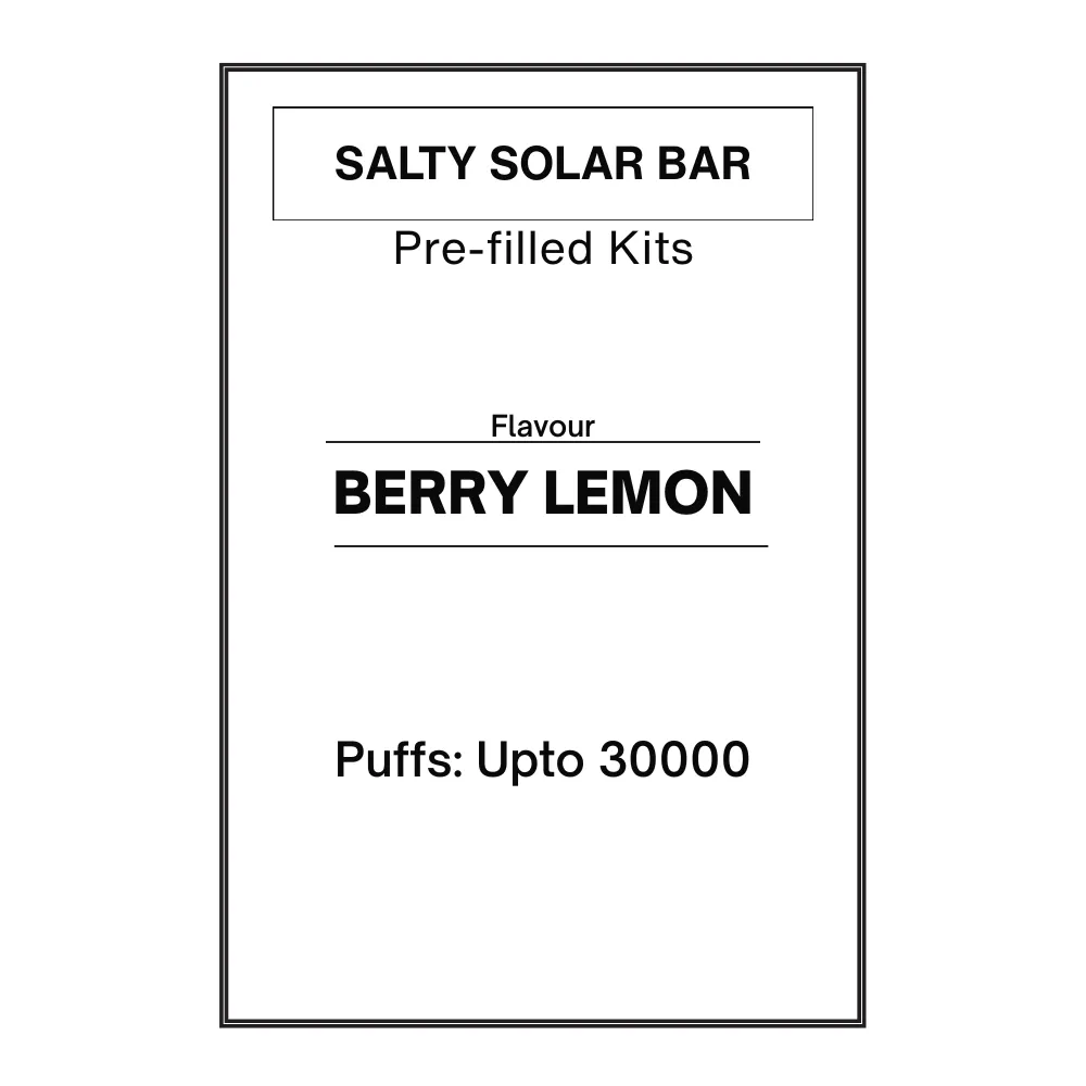 (Ice Ed.) Berry Lemon - Salty SOLAR Bar Pre-filled Kit 28.5mg/mL