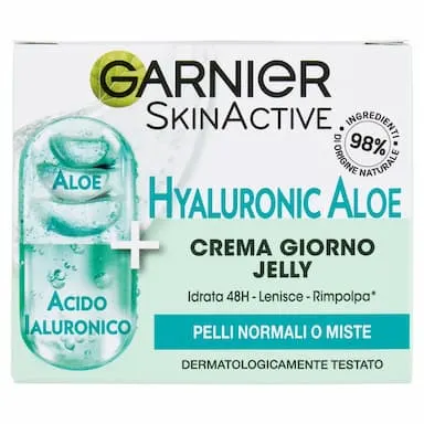 Garnier SkinActive Hyaluronic Aloe Crema Giorno Jelly, 50 ml
