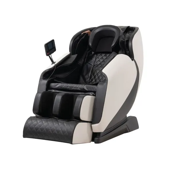 Elektrischer Massagesessel, ca. 112 x 75 x 104 cm – Schwarz / Weiß