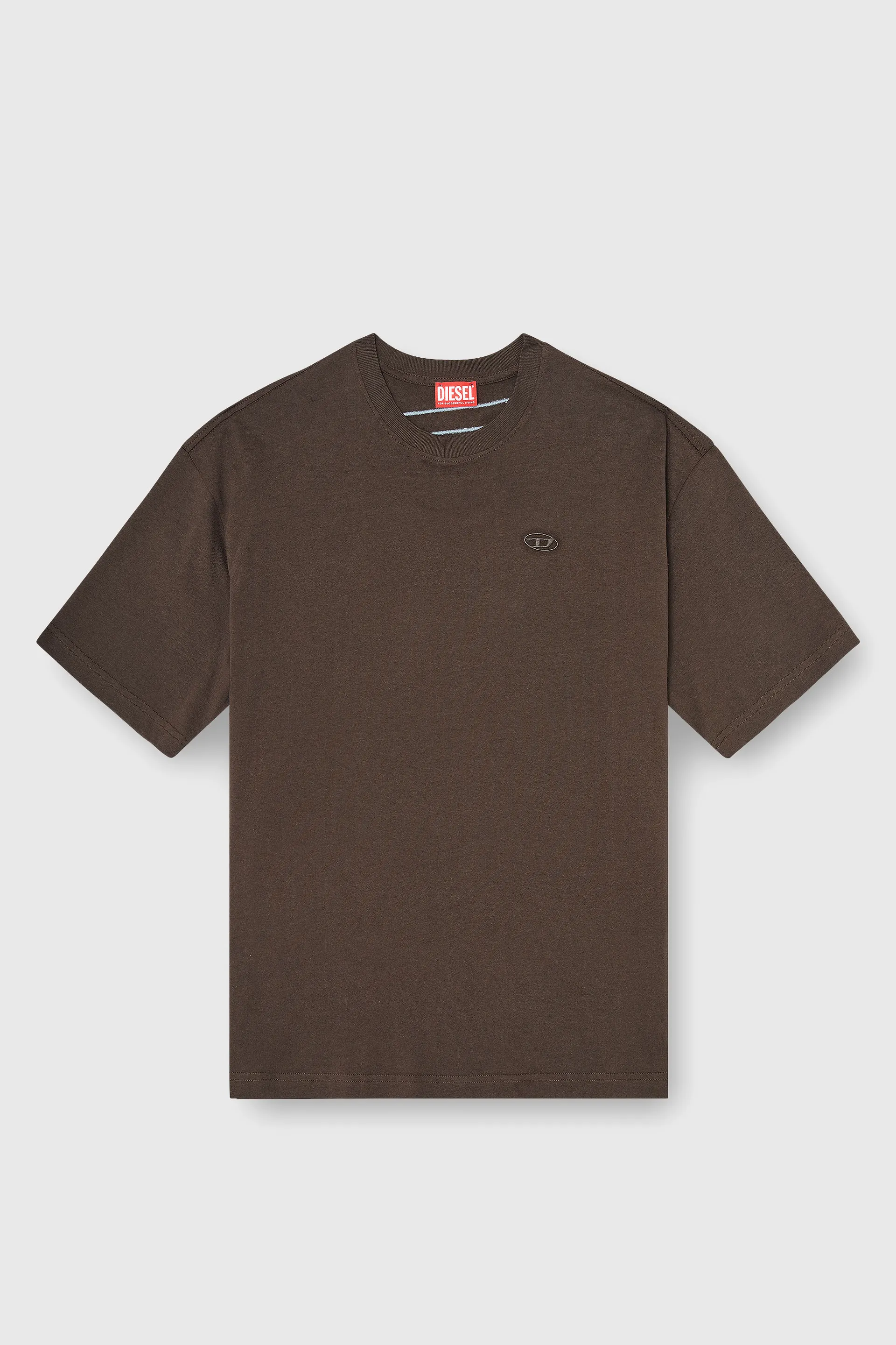 T-shirt with maxi oval D embroidery