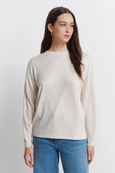 Camiseta tachas delantero