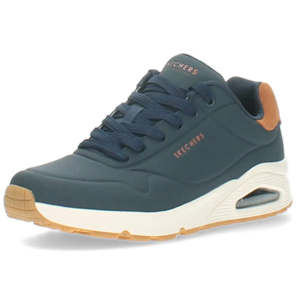 blauwe sneaker