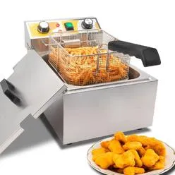 Great Choice Products 13.6Qt Electric Deep Fryer With 6L(6.5Qt)Frying Basket&Lid,175...