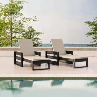 POLYWOOD Westport Outdoor Patio Chaise Lounge, 2-pack