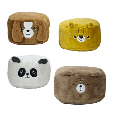 Pouf Animali in Peluche Linea Baby Cute 36x40 cm