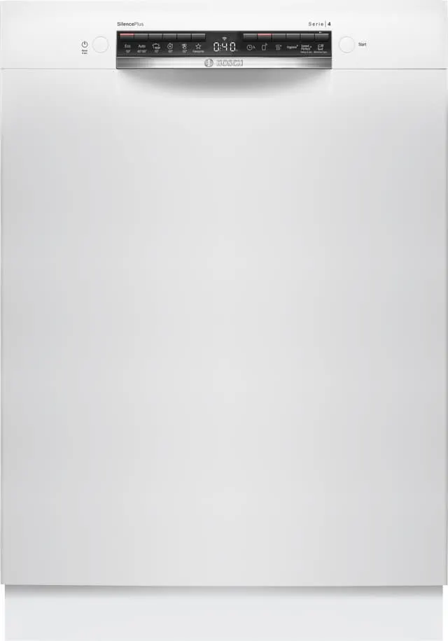 Bosch Series 4 oppvaskmaskin SMU4HKW72S: Energiklasse D, 13 kuverter.