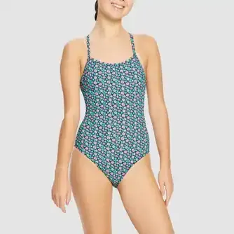 Modibodi Teen Period Swimwear Racer One Piece Light Absorbency