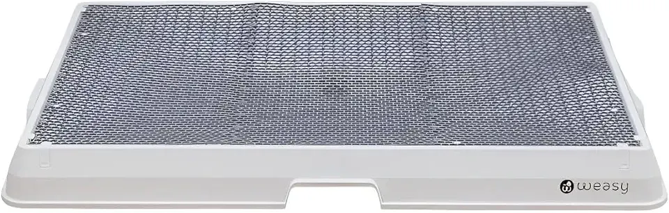 Weasy Smart Dog Potty for Small Dogs - White and Gray - Small