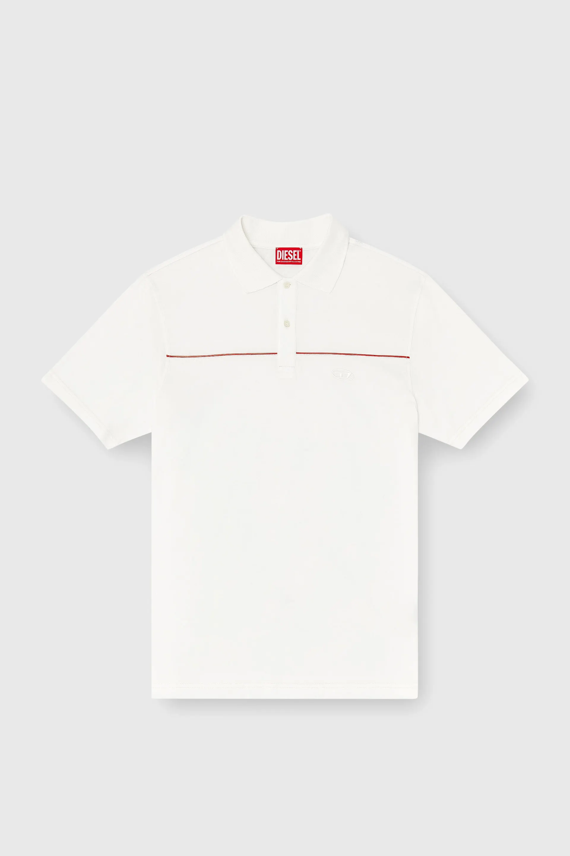 Polo shirt with contrast piping