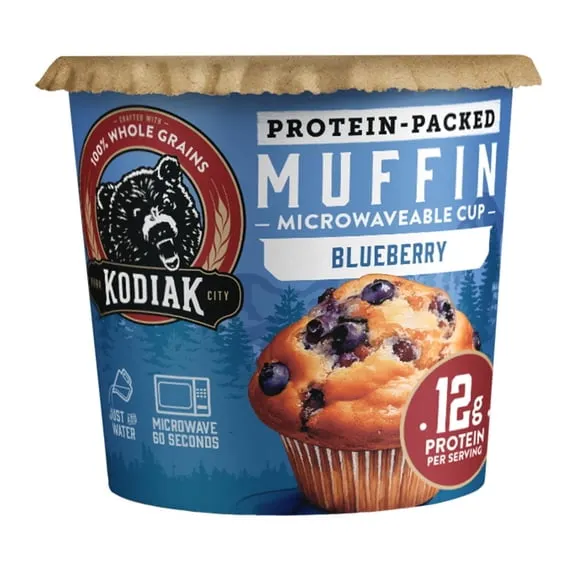 Kodiak Protein Whole Grain Blueberry Muffin Power Cup, 2.29 oz