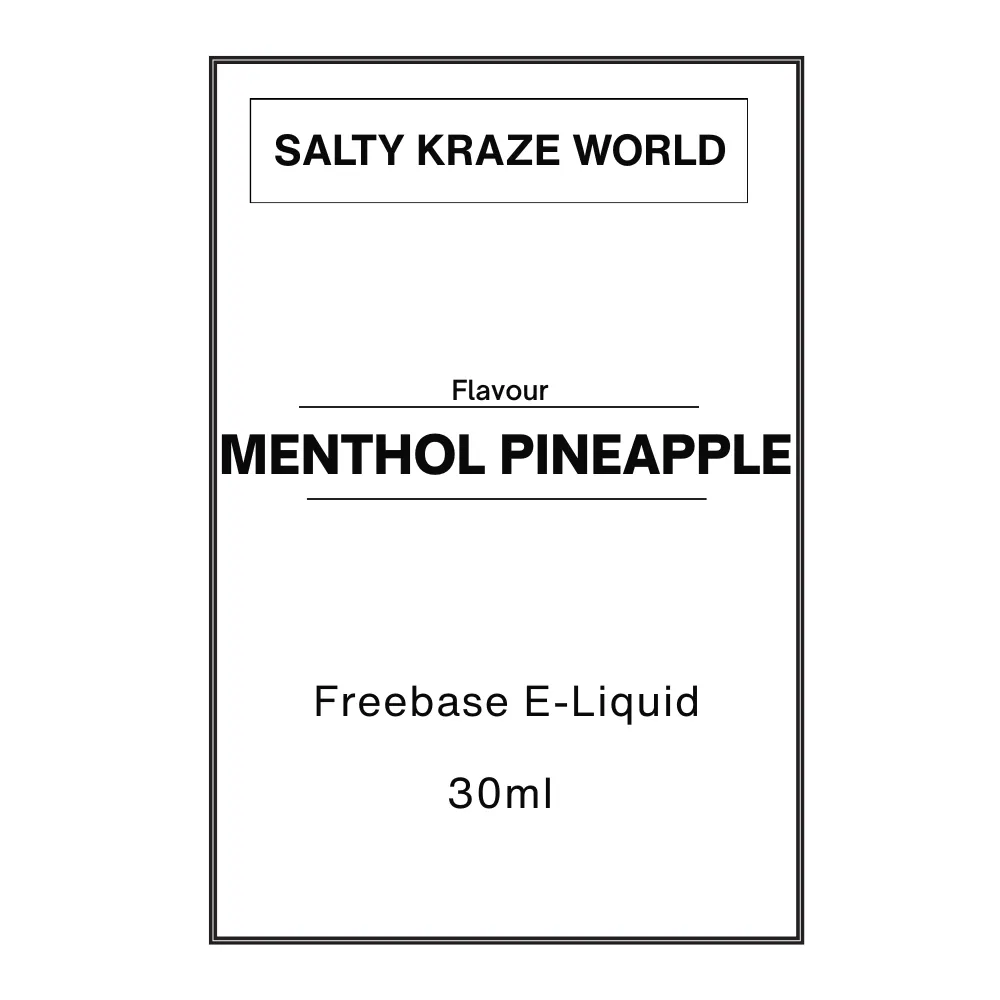 Menthol Pineapple E-liquid