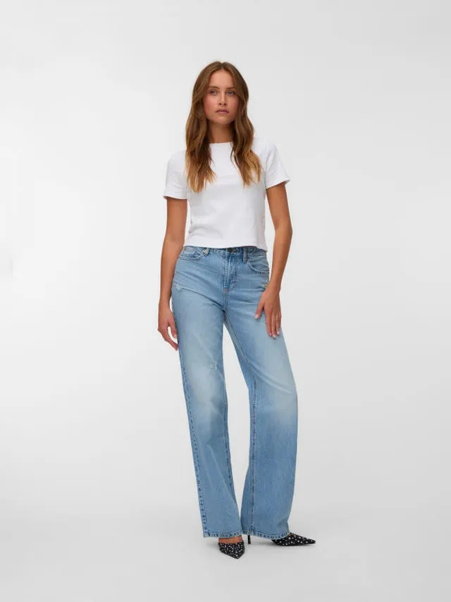 VMTESSA Høyt snitt Straight Fit Jeans