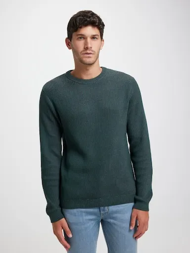 Just Jeans Crew Rib Knit