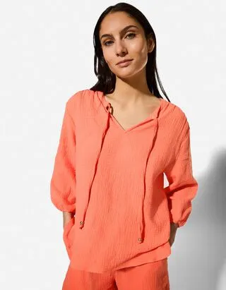 Blusa - Mussola - Arancione