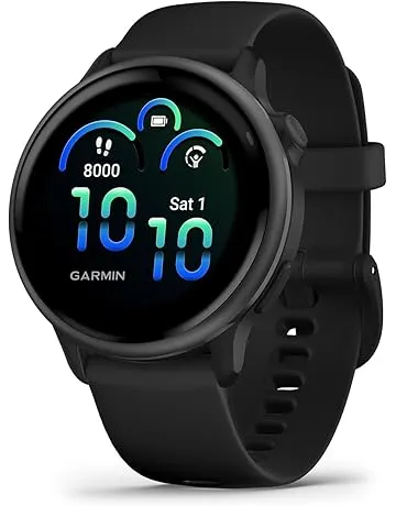 Garmin vívoactive® 6, Health and Fitness GPS Smartwatch, AMOLED Display, Up to 11 Days of Battery, Slate with Black Band
