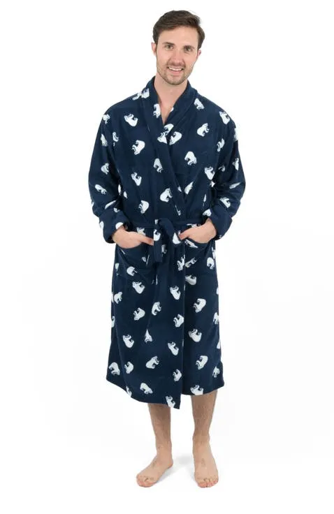 Leveret Men's Fleece Robe