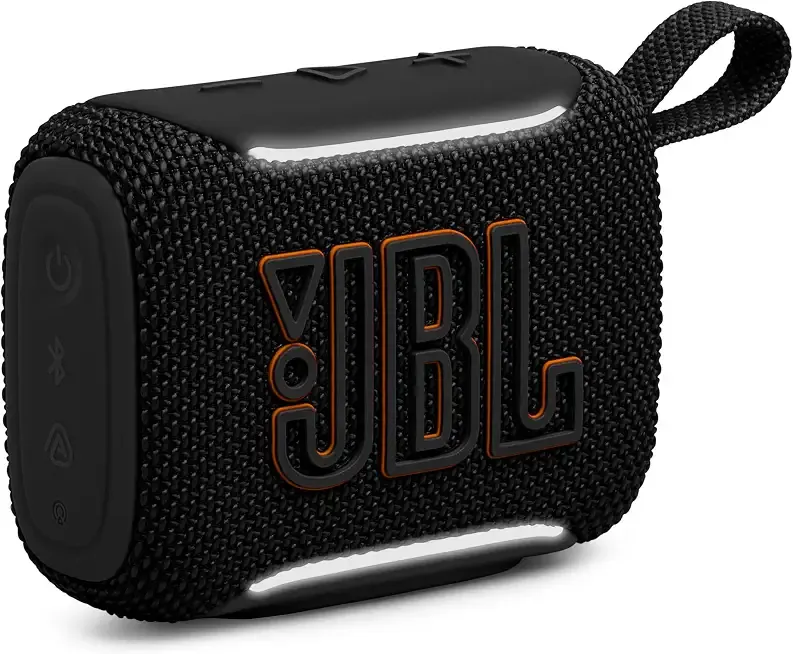 JBL Go 5 Portable Bluetooth Speaker, Waterproof and Dustproof - Black