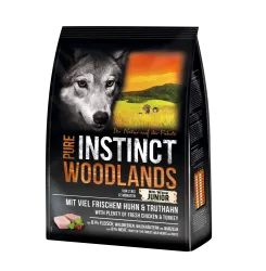 PURE INSTINCT WOODLANDS JUNIOR mit Huhn, Truthahn 1 kg